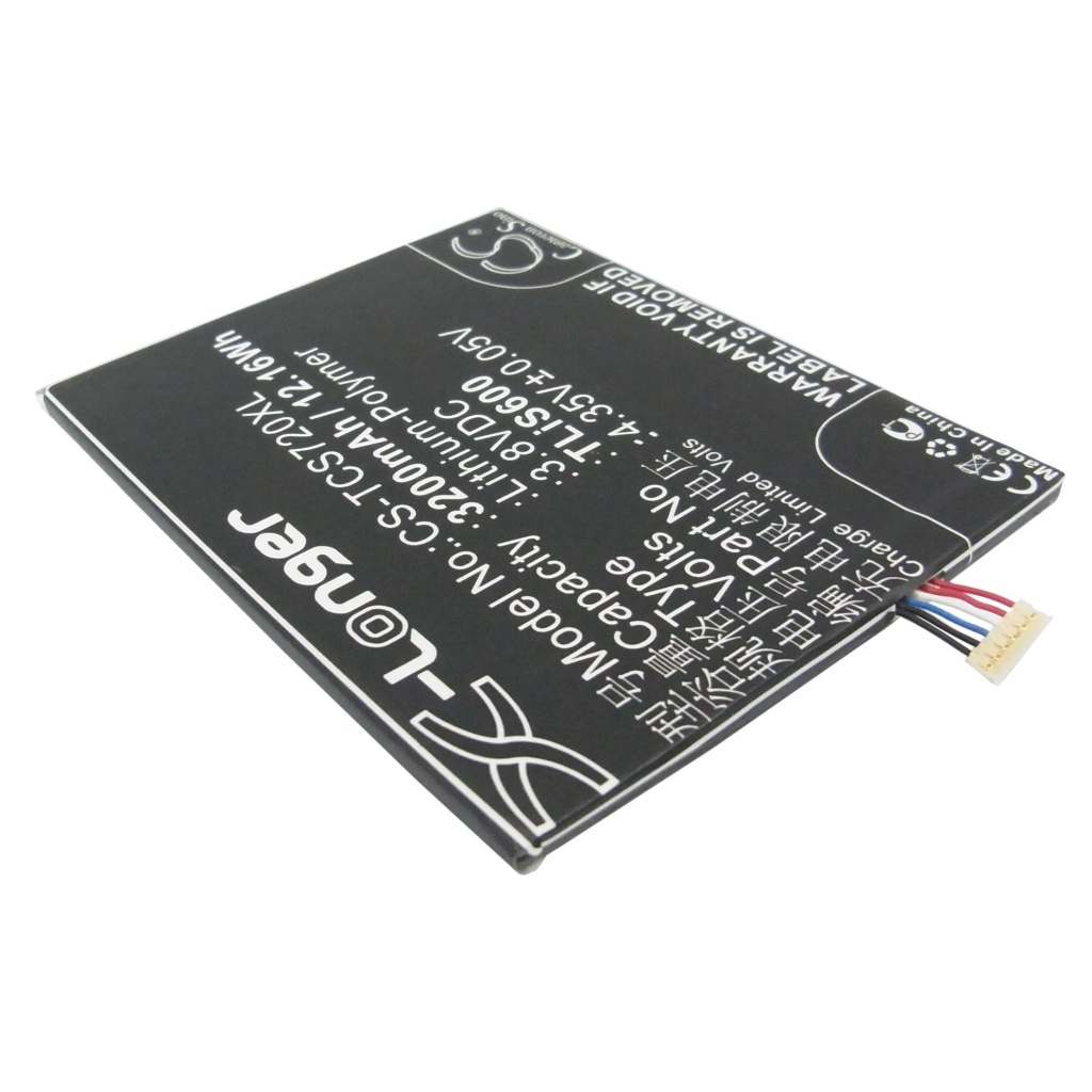 Akkumulátor kompatibilis a következőkkel Alcatel TCL CS-TCS720XL