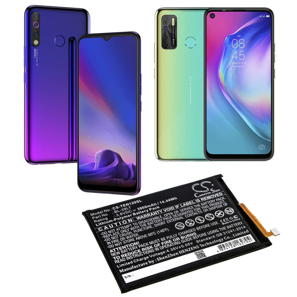 Kompatibilis akkumulátor csere Tecno BL-39LT