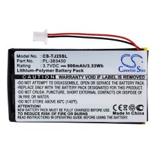 Kompatibilis akkumulátor csere Sony PL-383450