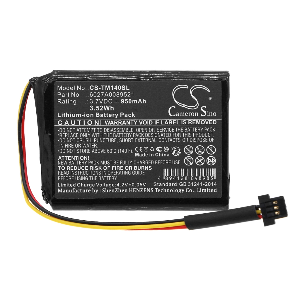 Akkumulátorok a navigációhoz (GPS) TomTom 4EK0.001.02 (CS-TM140SL)