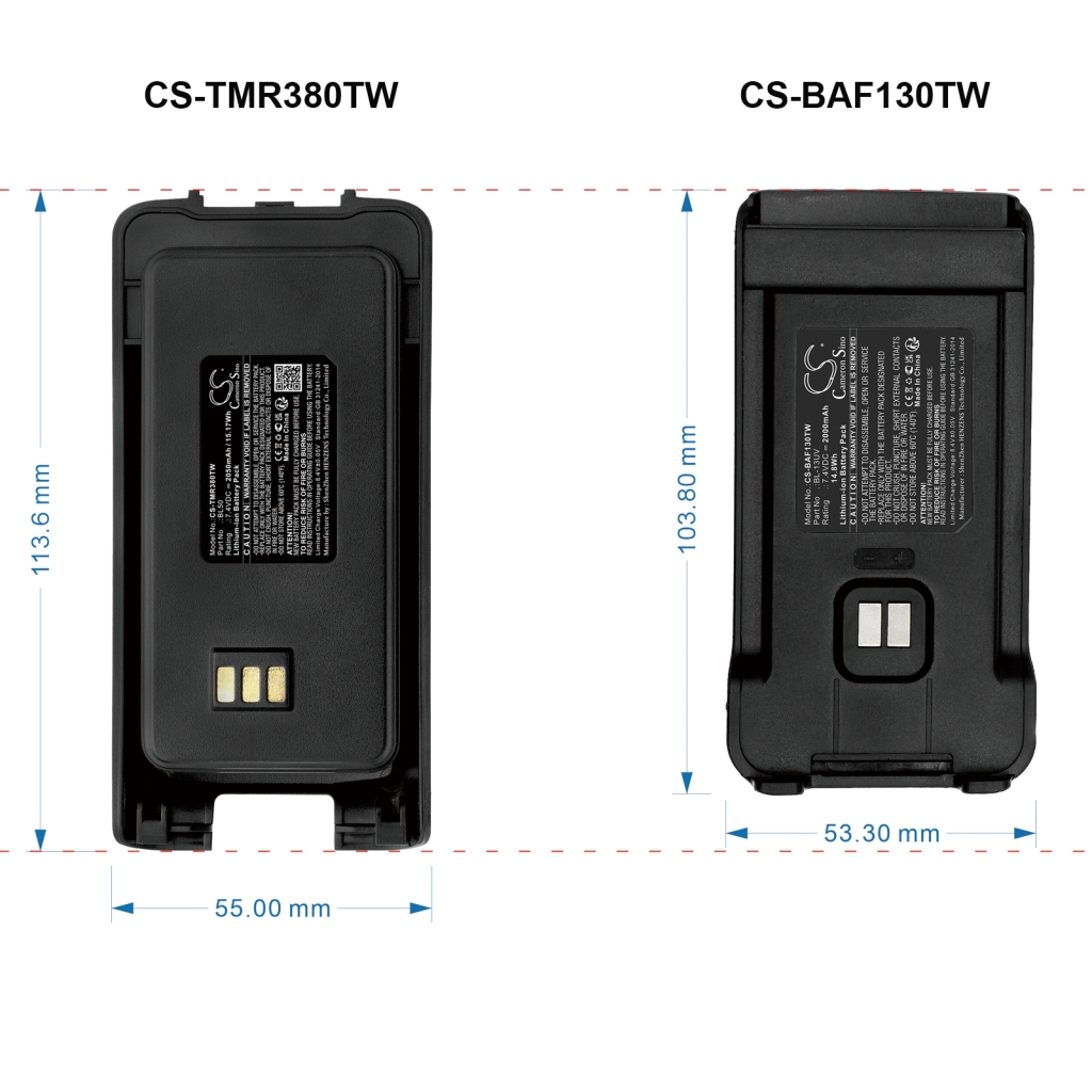 Battery for Retevis RT81