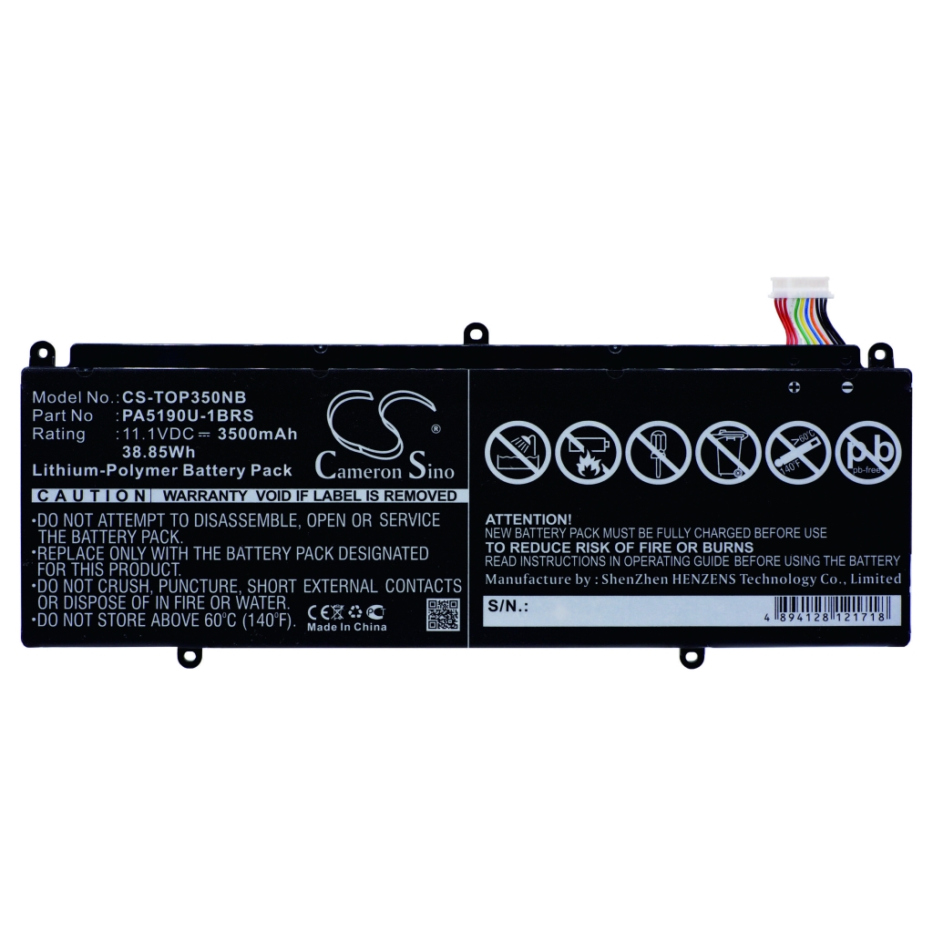 Akkumulátorok Helyettesíti a PA5190U-1BRS