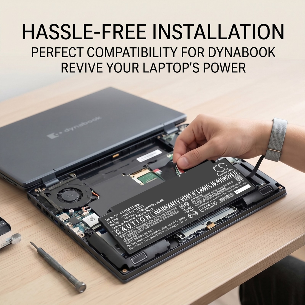 Akkumulátorok kompatibilis a következőkkel Toshiba Dynabook 4icp5/63/71 M7/u Mj54/hs CS-TOR514NB