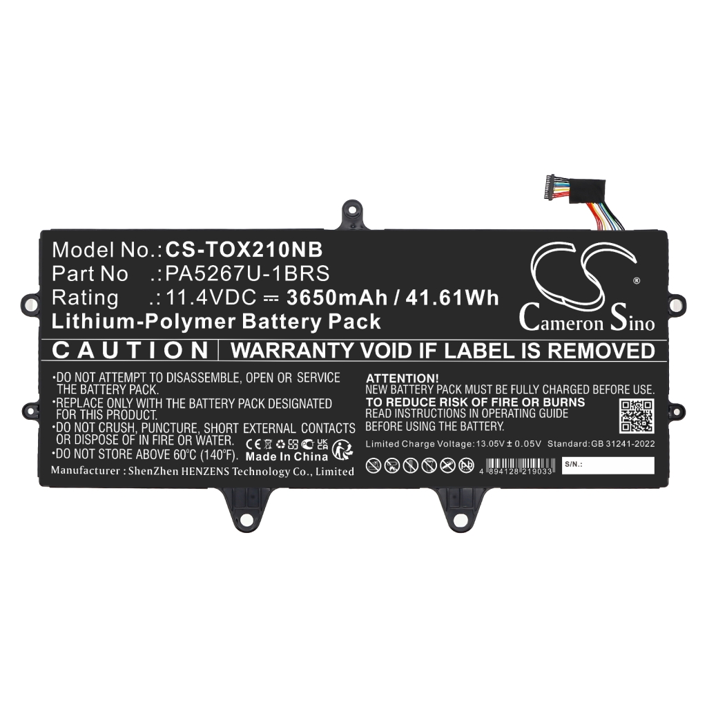 Laptop akkumulátorok Toshiba Portege X20W-E (CS-TOX210NB)