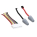 Cameron Sino CS-TRE256VX multi-pin white connector 2 black capped leads