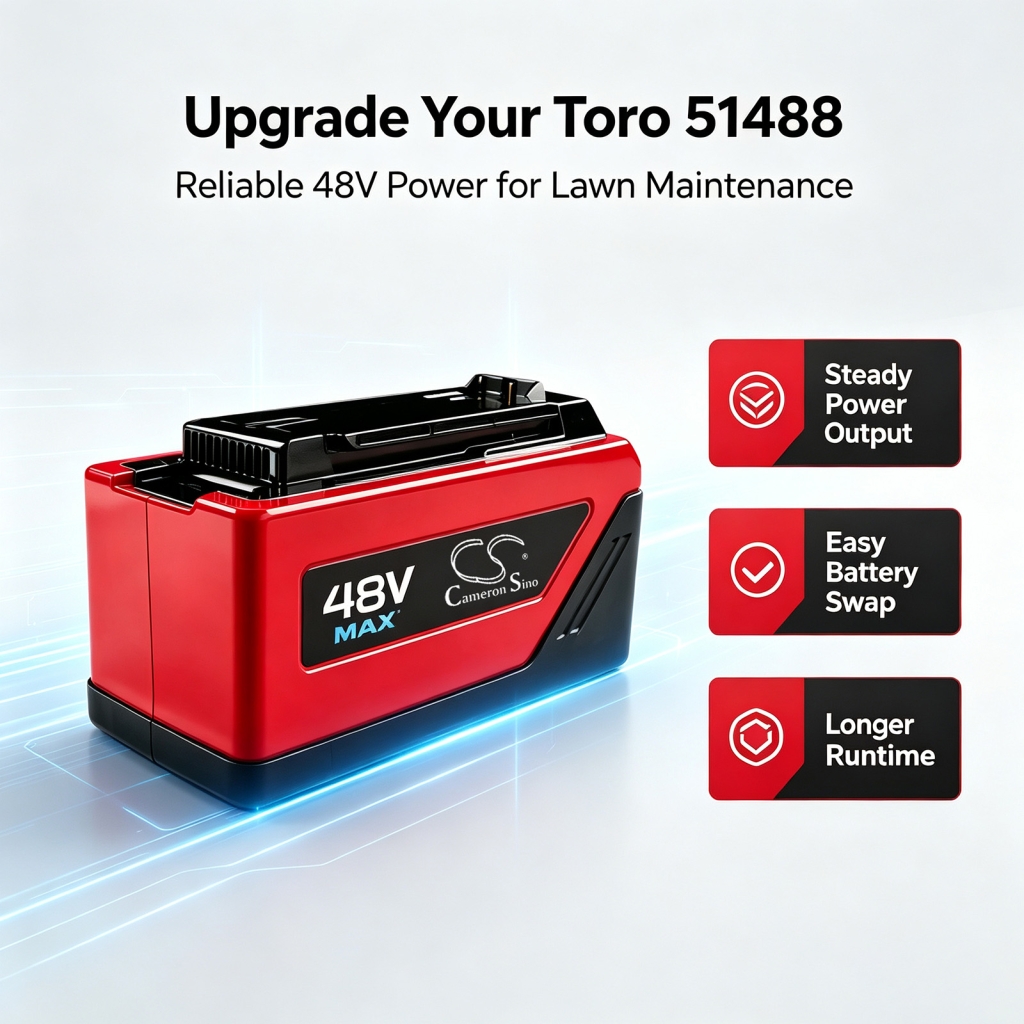 Akkumulátorok kompatibilis a következőkkel TORO Brush Cutter 51488 CS-TRF488VX