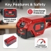 Akkumulátorok kompatibilis a következőkkel TORO Brush Cutter 51488 CS-TRF488VX