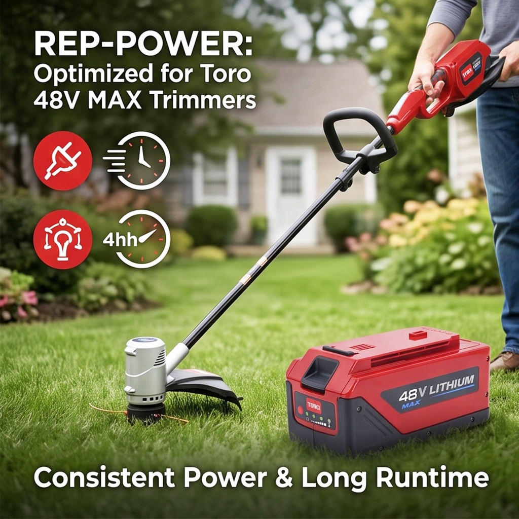Akkumulátorok kompatibilis a következőkkel TORO Brush Cutter 51488 CS-TRF488VX