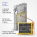 Akkumulátorok kompatibilis a következőkkel Astell&Kern SR25 SR25 mk2 CS-TSR250SL
