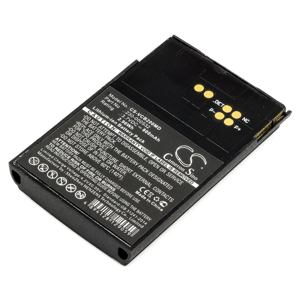 Akkumulátorok orvostechnikai eszközökhöz Vocera Communications Badge B1000 (CS-VCB200MD)
