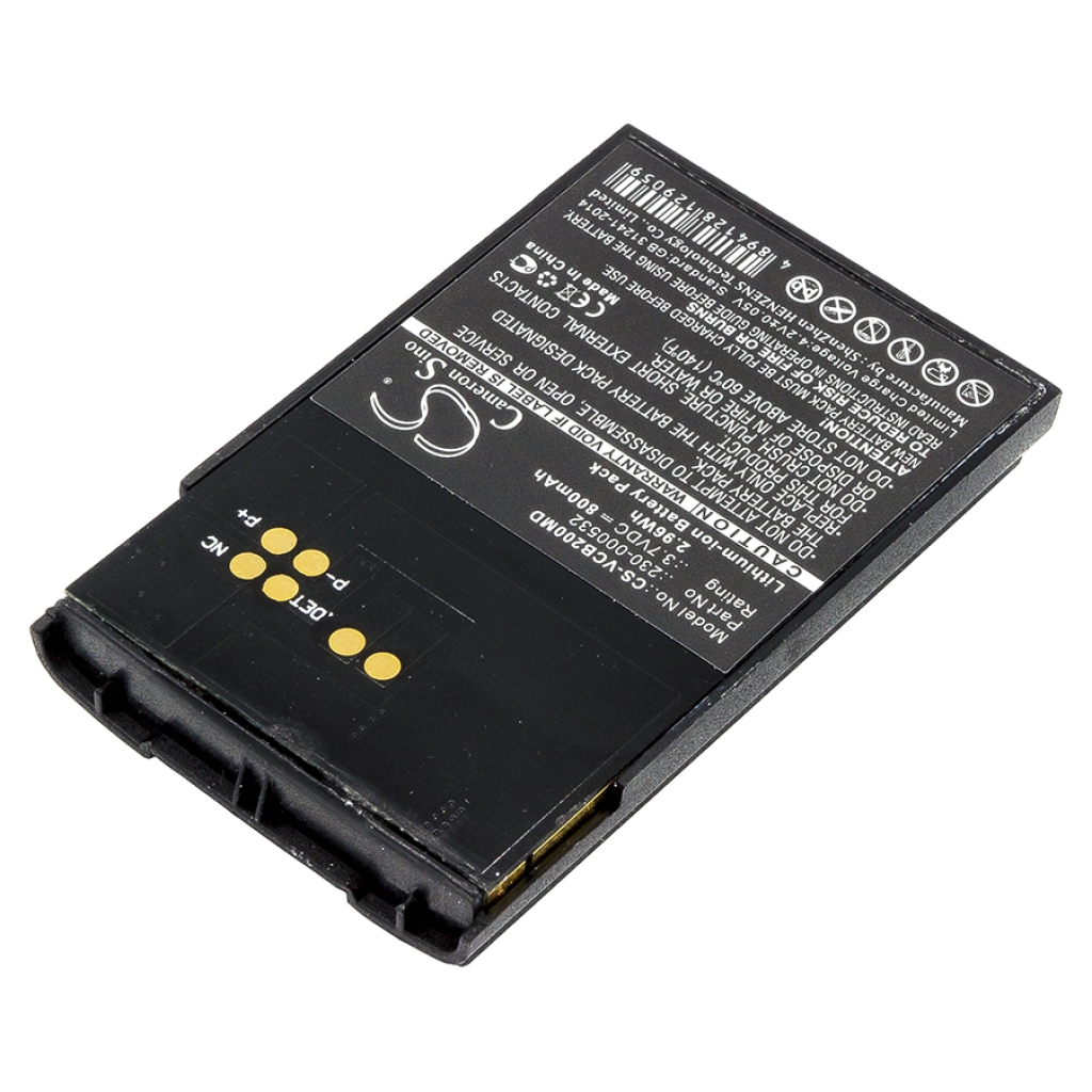 Akkumulátorok orvostechnikai eszközökhöz Vocera Communications Badge B1000 (CS-VCB200MD)