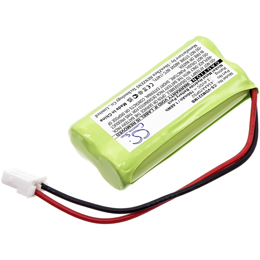 Akkumulátorok Elemek a bébiőrökhöz CS-VDM221MB