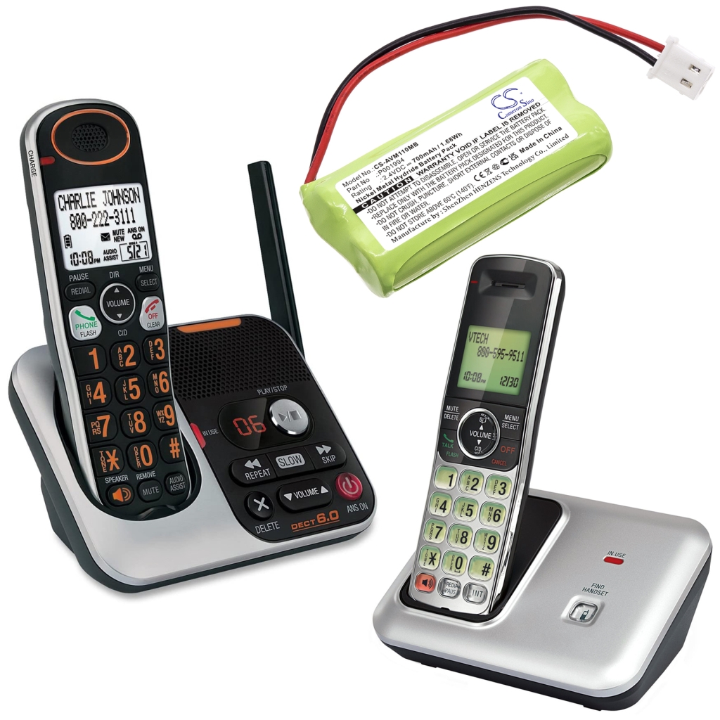 Akkumulátorok Elemek a bébiőrökhöz CS-VDM221MB