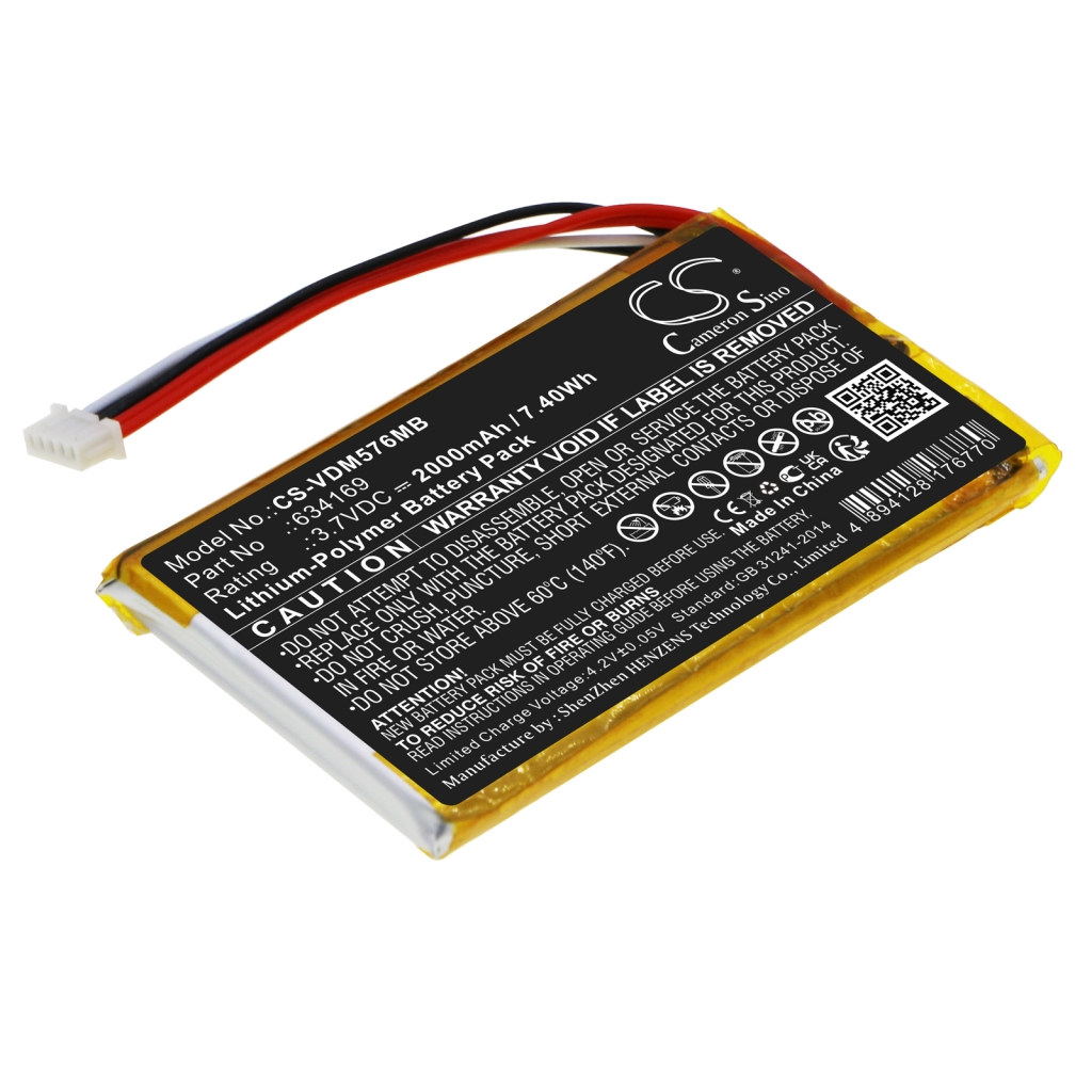 Elemek a bébiőrökhöz Vtech RM5764-2HD (CS-VDM576MB)