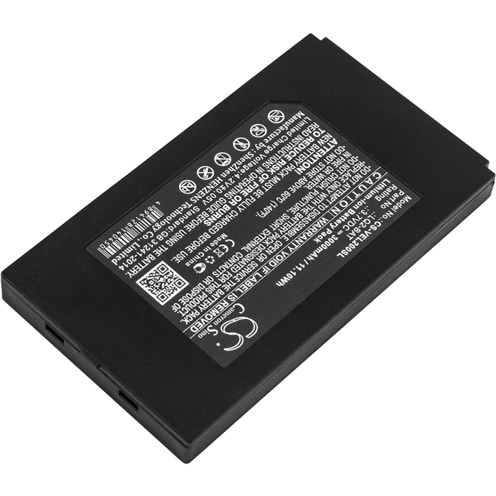 Kompatibilis akkumulátor csere Vernier LQ2-BAT