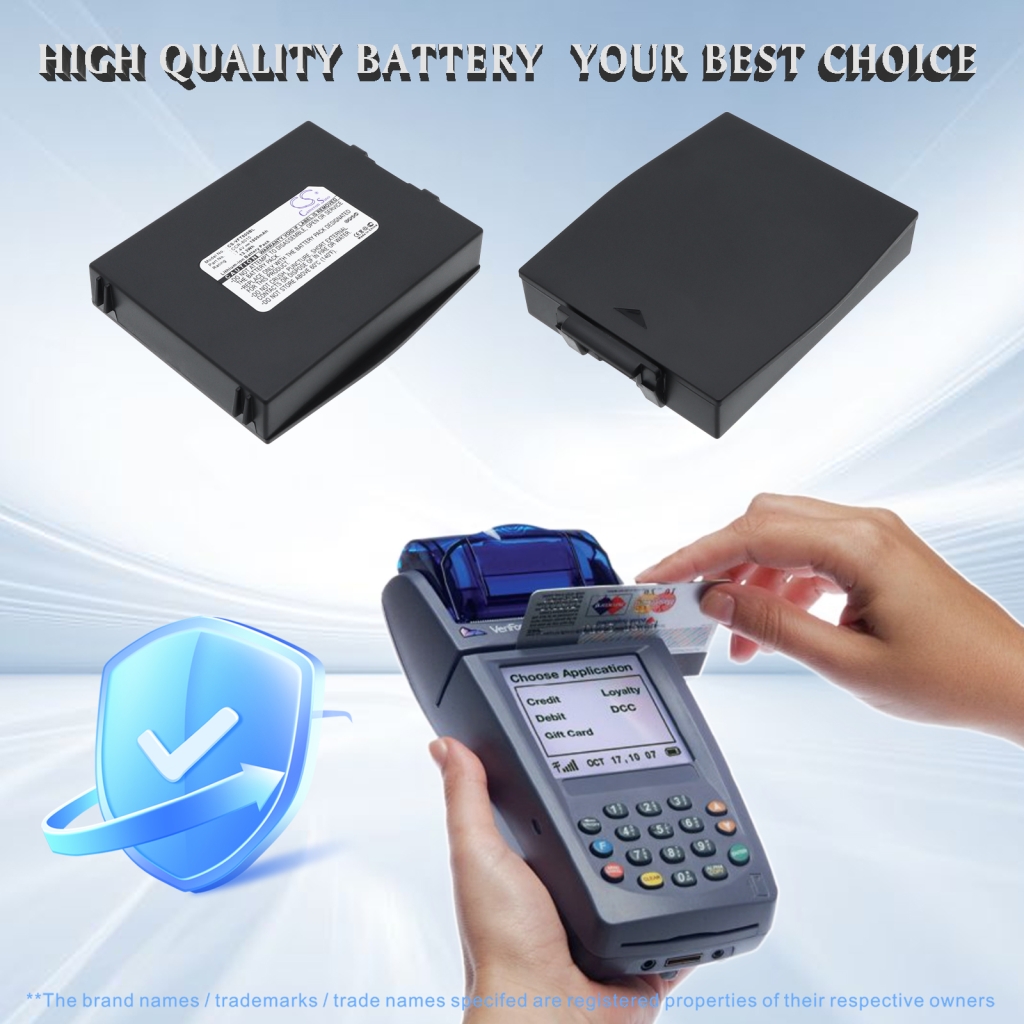 Battery compatible with Verifone
