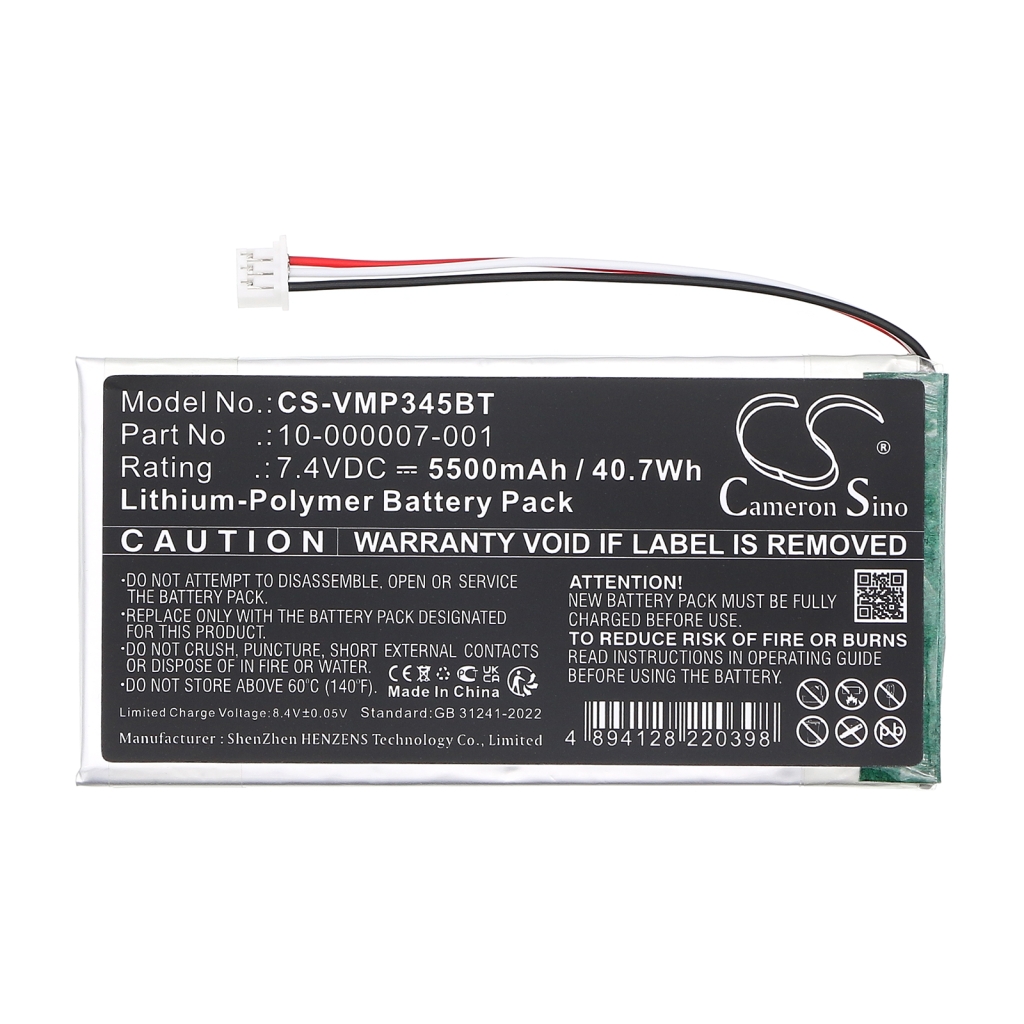 Home Security Camera Battery Vivint CS-VMP345BT