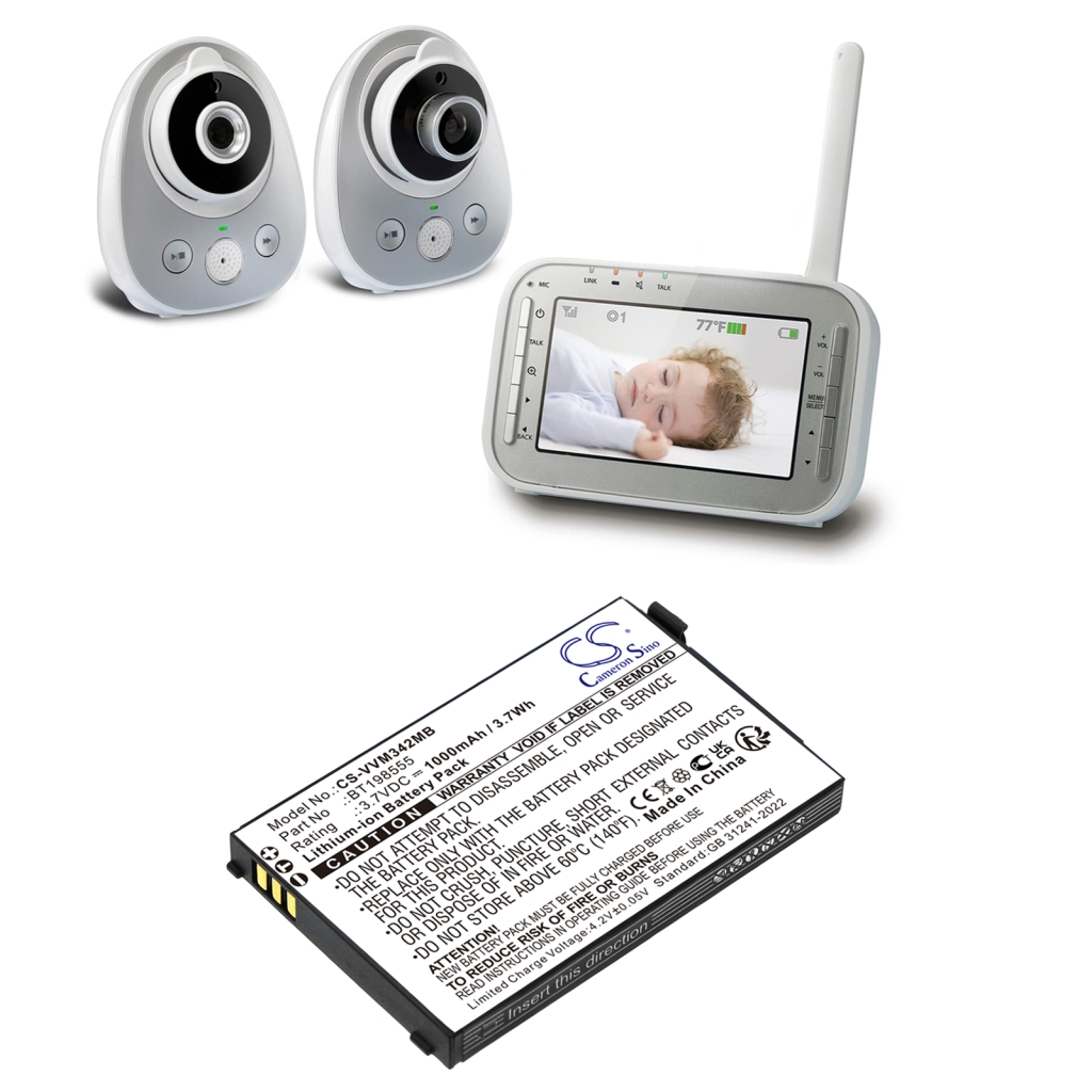 Elemek a bébiőrökhöz Bt CS-VVM342MB