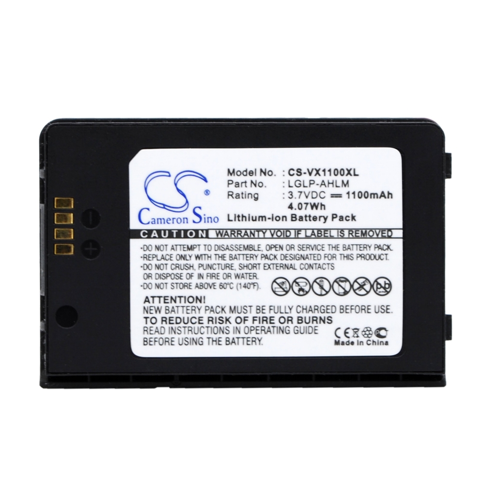 Akkumulátor kompatibilis a következőkkel LG CS-VX1100XL