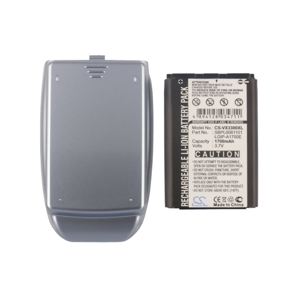 Akkumulátor kompatibilis a következőkkel LG CS-VX3300XL