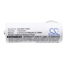 Compatible battery replacement for Heine 1919-P-5020,1919-P-7069,78904586,B10097,X-02.99.314