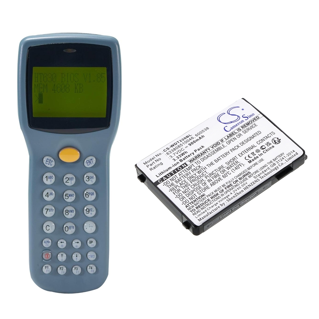 BarCode, Scanner Battery Falcon CS-WDT220BL