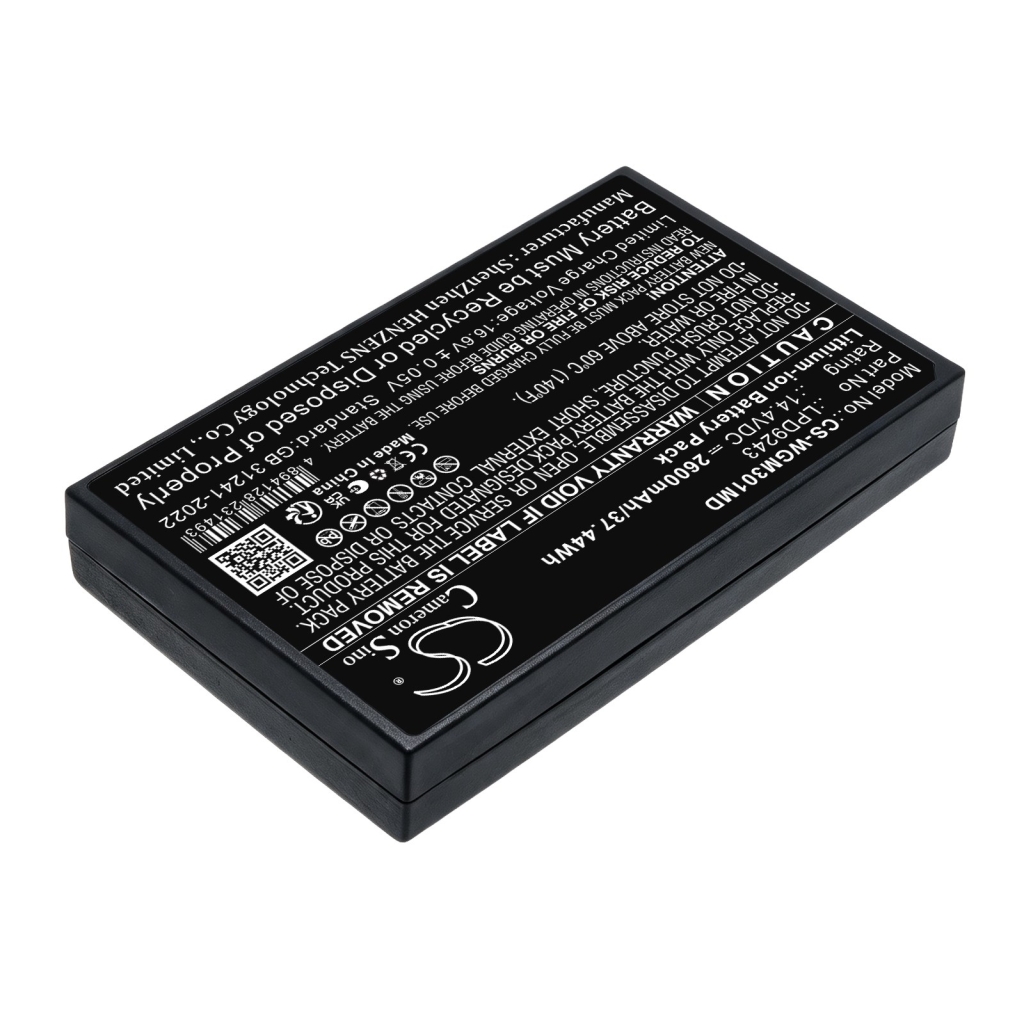 Akkumulátorok kompatibilis a következőkkel WEGO M3000P M3000P CS-WGM301MD