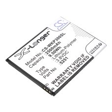 Kompatibilis akkumulátor csere Wiko 5251,S104-V02000-000,S104-V02000-001,S104-V02000-012