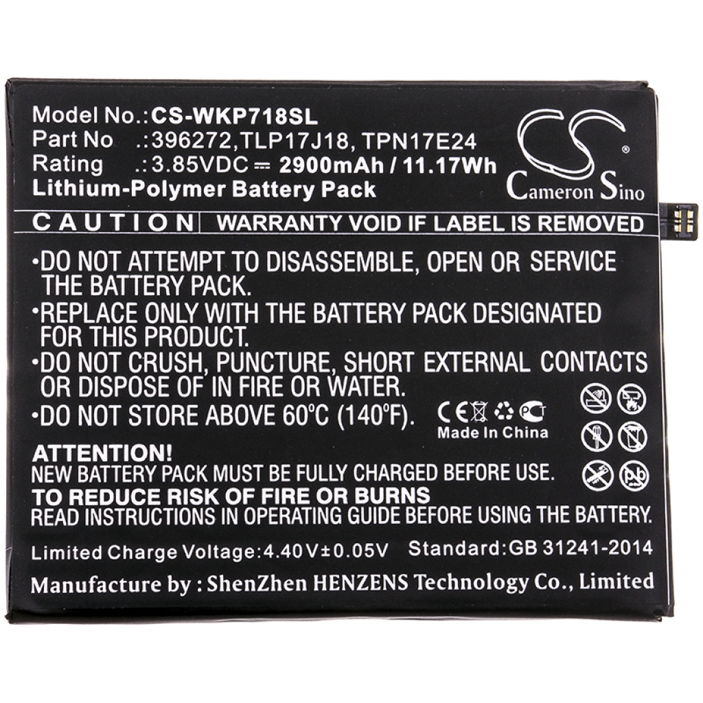 Mobile Phone Battery Bq CS-WKP718SL