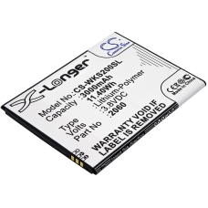 Kompatibilis akkumulátor csere Wiko 5260,S104-N77000-002,S104-N77000-008,S104-N77000-012