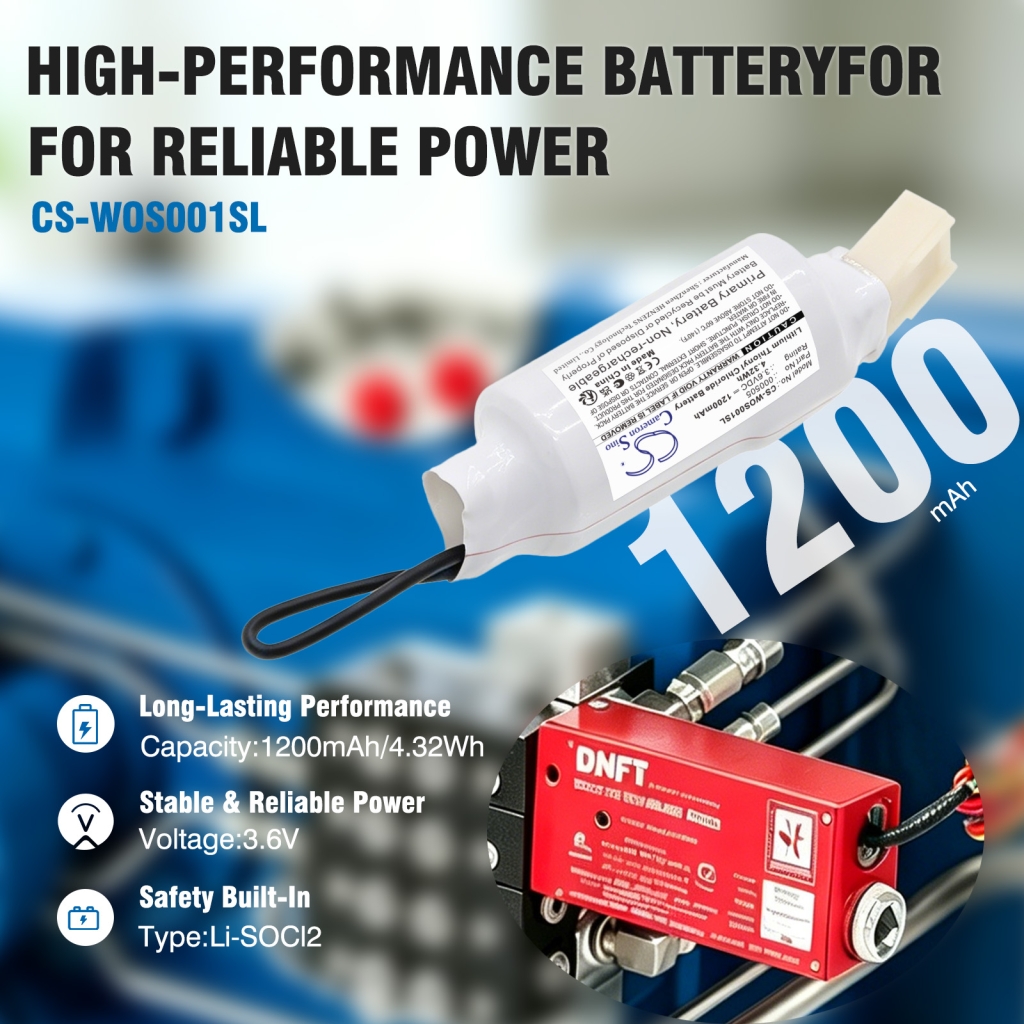 Battery compatible with Whitlock
