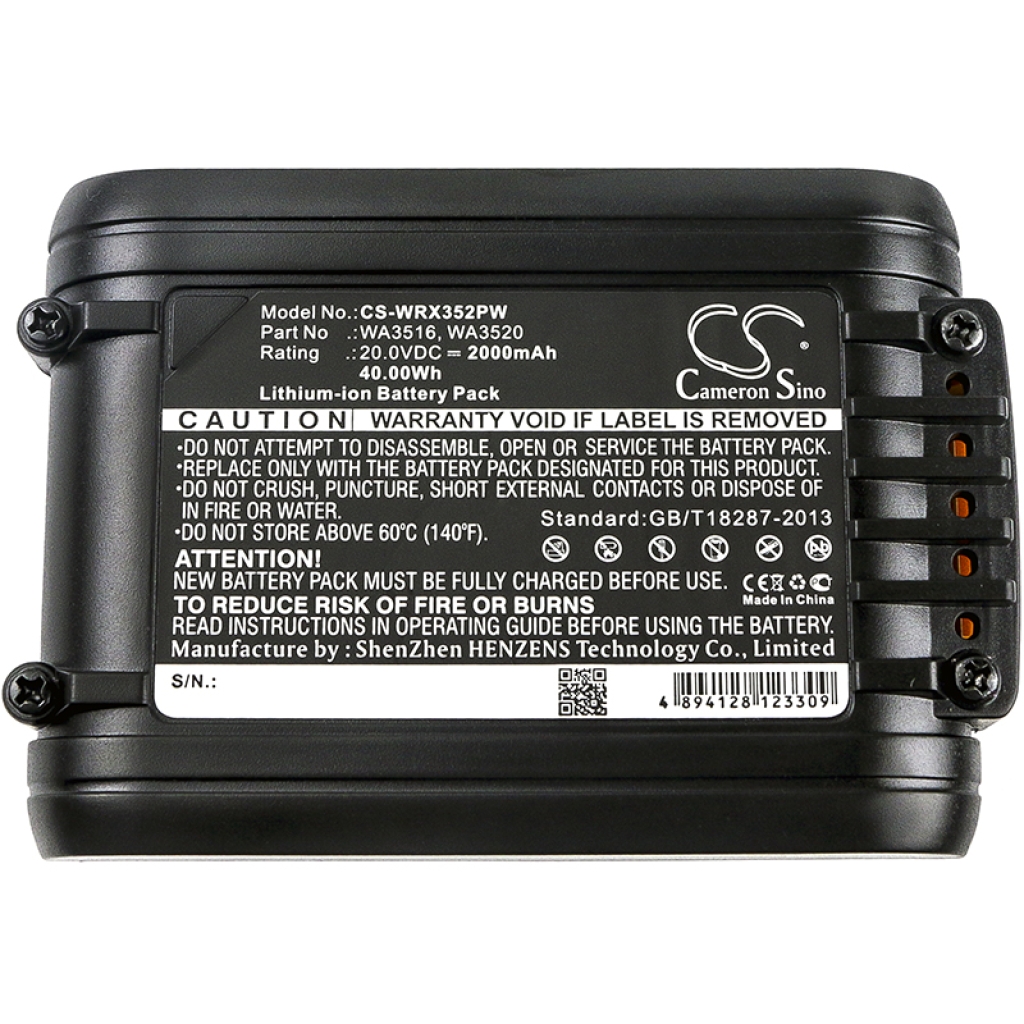 Battery industrial Worx WX548