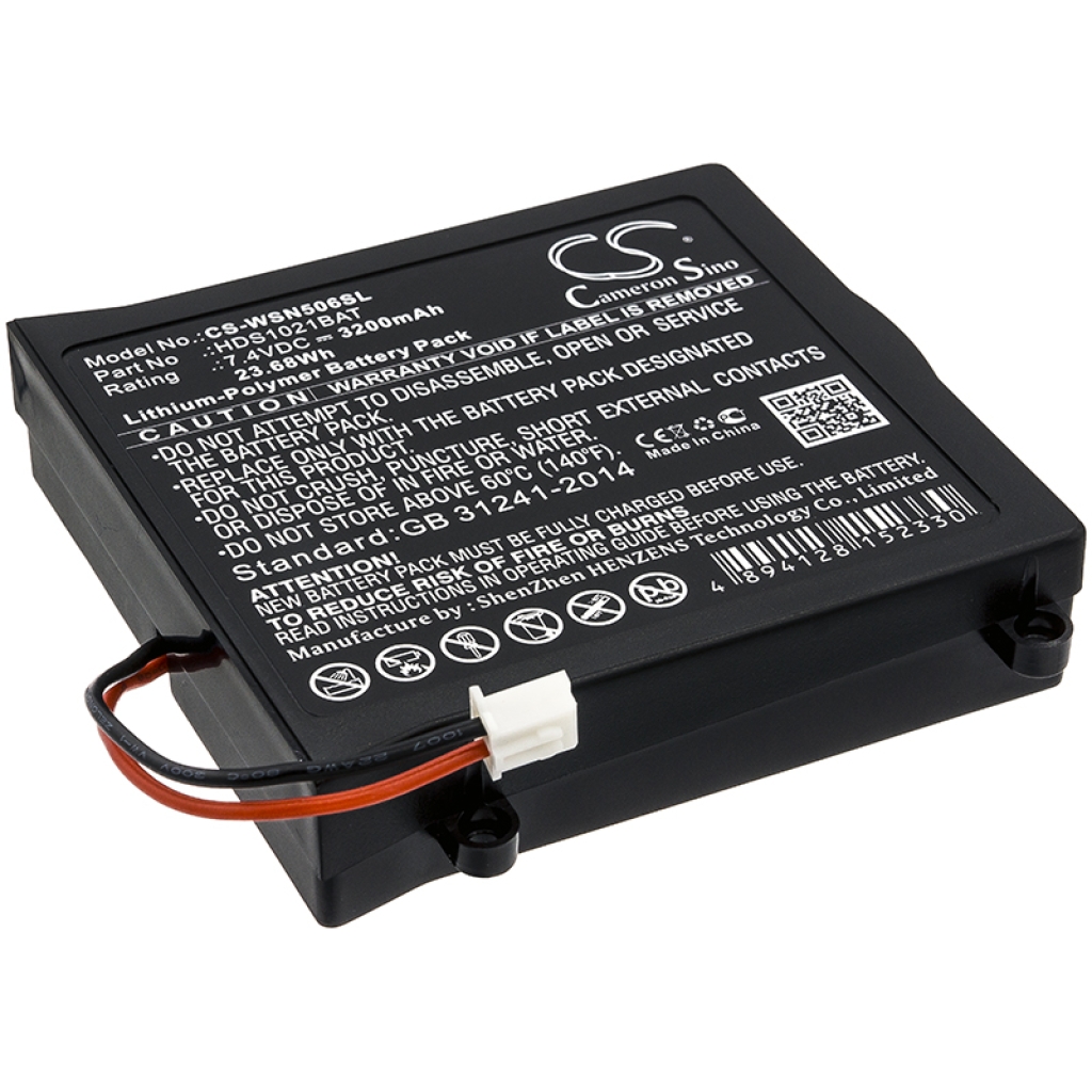 Kompatibilis akkumulátor csere Owon 82DS-12201M0,HDS1021BAT