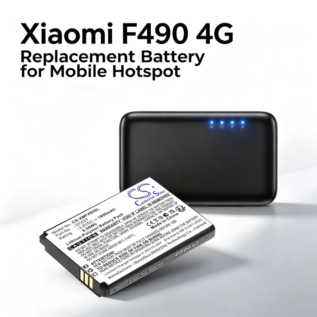 Akkumulátorok kompatibilis a következőkkel Xiaomi F490 4G CS-XMF490SL
