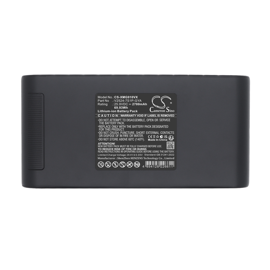 Akkumulátor kompatibilis a következőkkel Xiaomi Dreame CS-XMG910VX