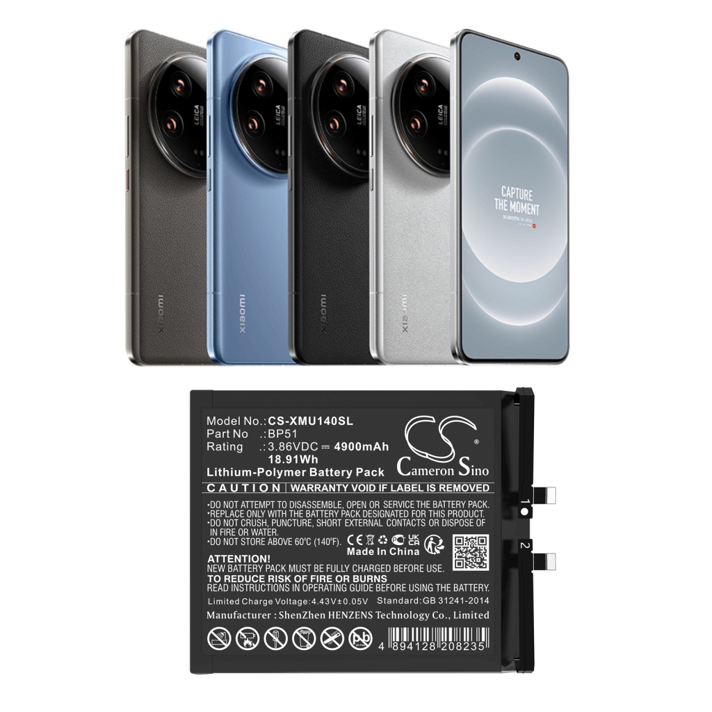 Mobiltelefon akkumulátorok Xiaomi CS-XMU140SL