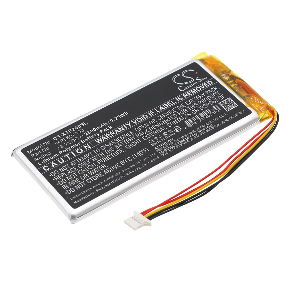 Kompatibilis akkumulátor csere Xtool KPL604193,KPL6065100