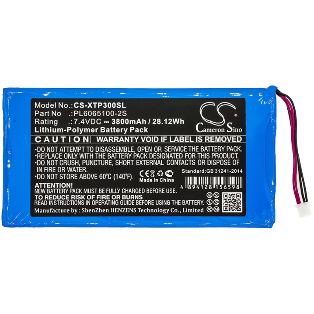Kompatibilis akkumulátor csere Xtool PL6065100-2S