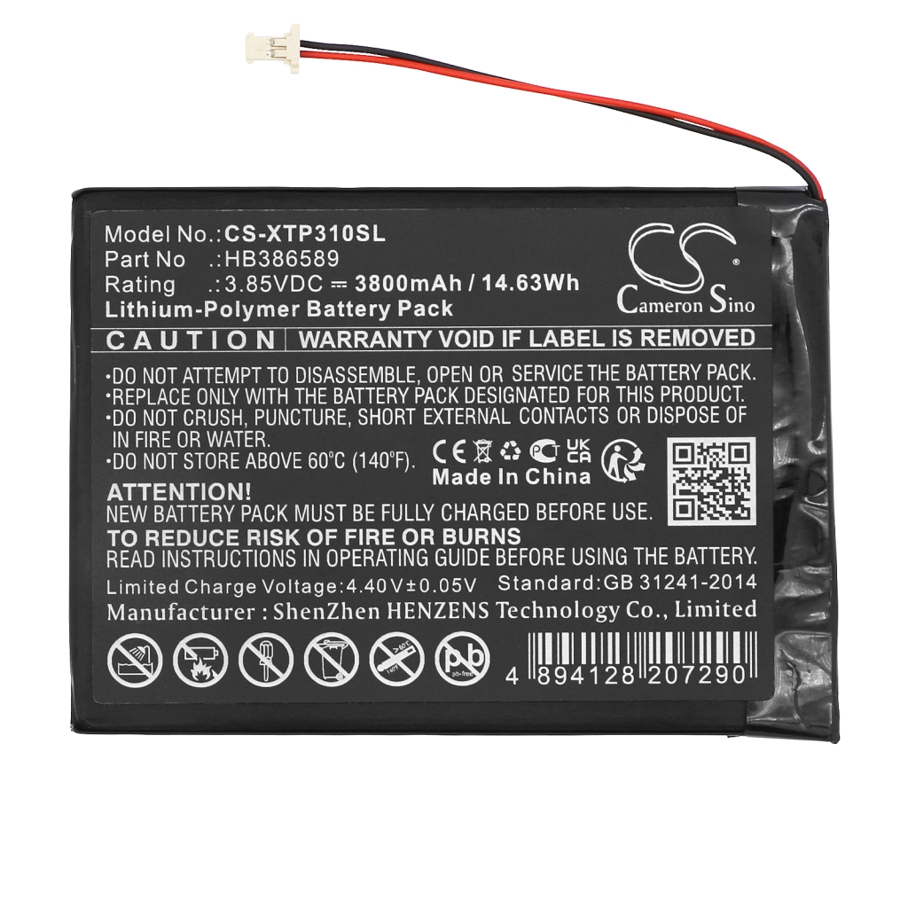 Kompatibilis akkumulátor csere Xtool HB386589