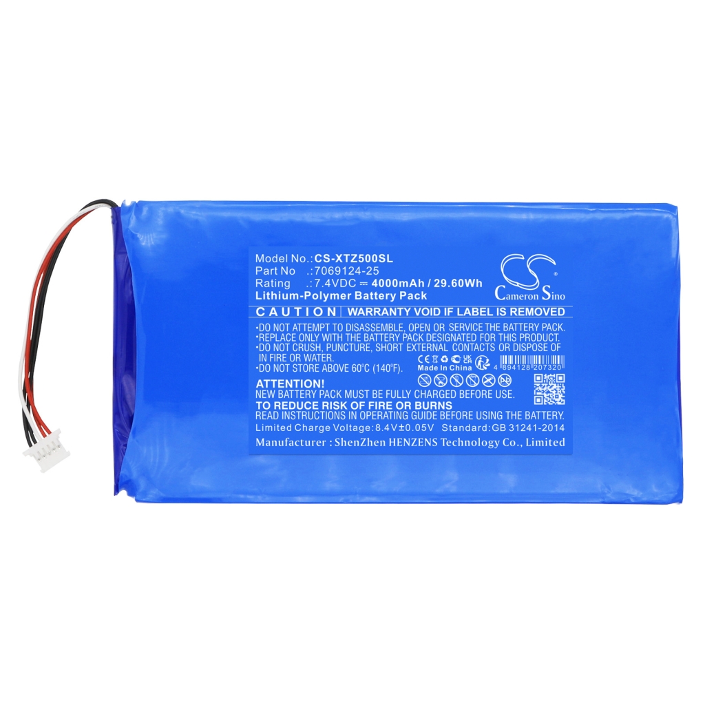 Kompatibilis akkumulátor csere Xtool 7069124-25