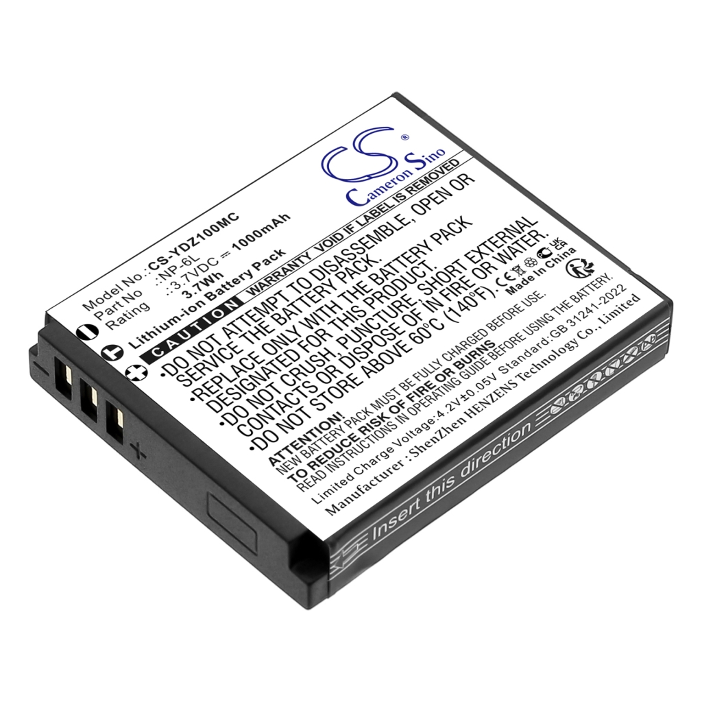 Camera Battery Generic CS-YDZ100MC