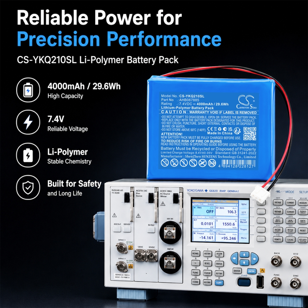 Akkumulátor kompatibilis a következőkkel Yokogawa CS-YKQ210SL
