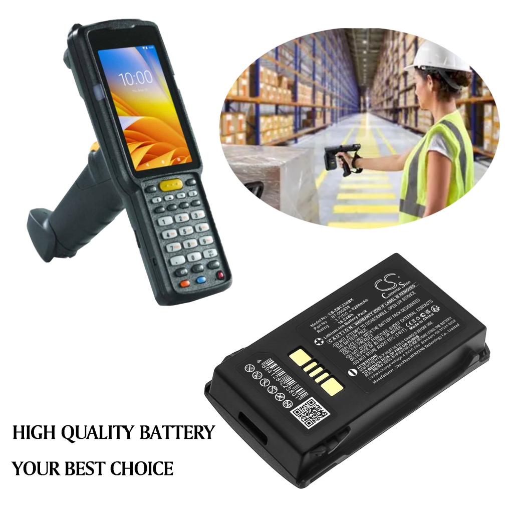 BarCode, Scanner Battery Zebra CS-ZBC330BX