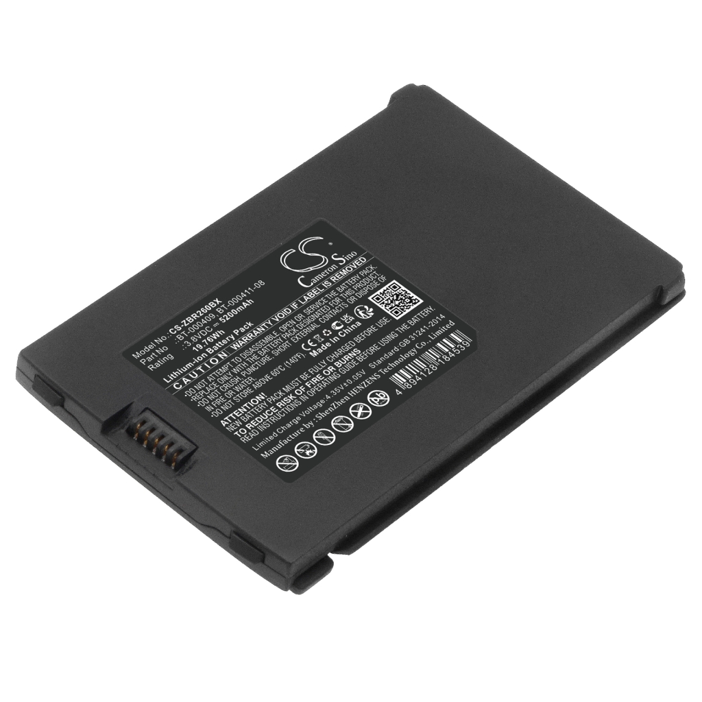 Szkenner akkumulátorok Zebra CS-ZBR260BX