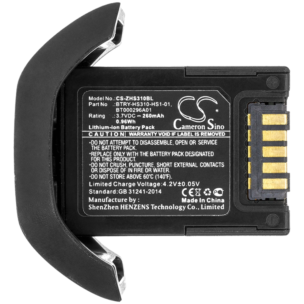 Szkenner akkumulátorok Zebra CS-ZHS310BL