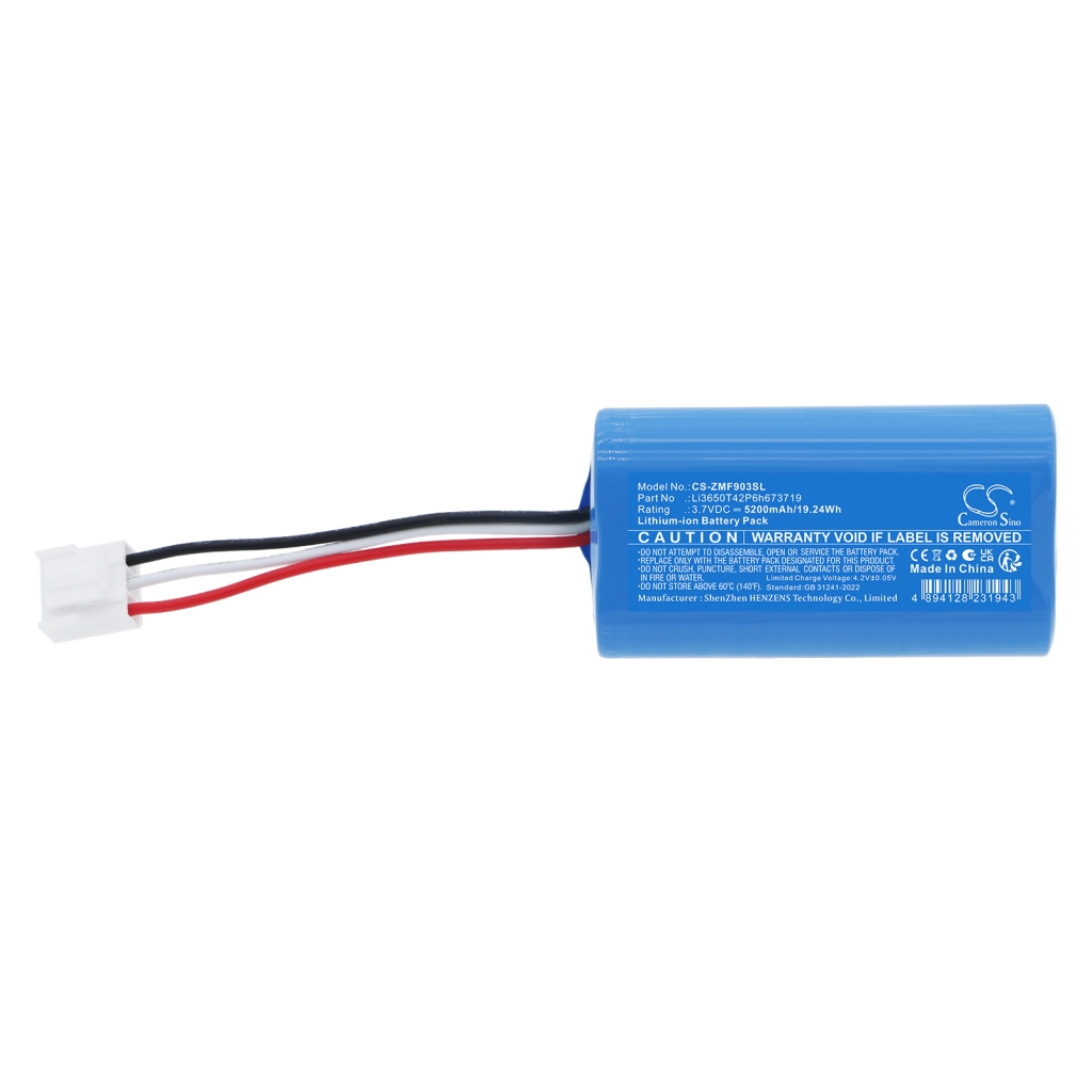 Akkumulátorok kompatibilis a következőkkel ZTE MF903 MF903 CS-ZMF903SL