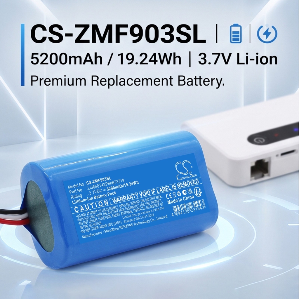 Akkumulátorok kompatibilis a következőkkel ZTE MF903 MF903 CS-ZMF903SL