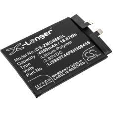 Kompatibilis akkumulátor csere ZTE LI3945T44P8H906455