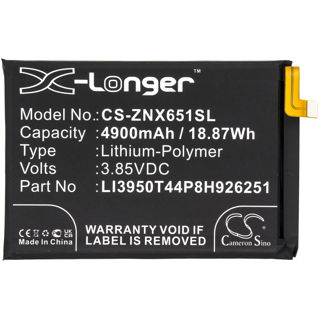 Kompatibilis akkumulátor csere ZTE LI3950T44P8H926251