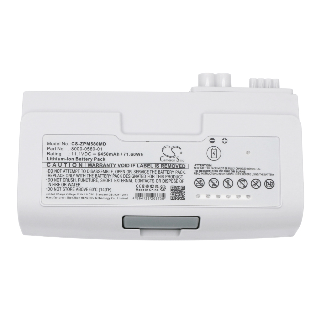 Kompatibilis akkumulátor csere Zoll 8000-0580-01